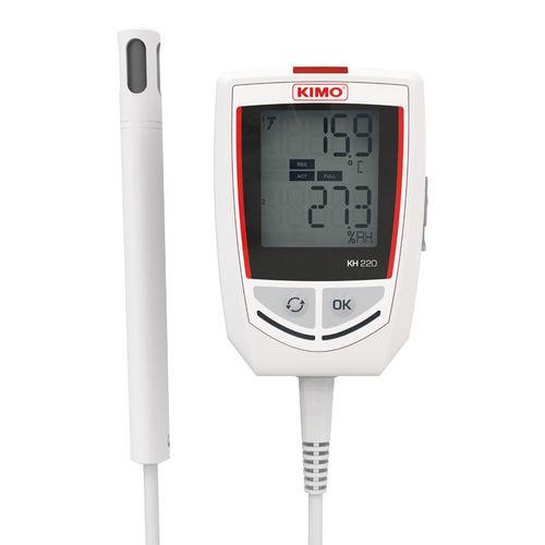 temperature data-logger / current / relative humidity / pressure