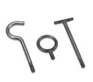 type C hook / with eye / steel