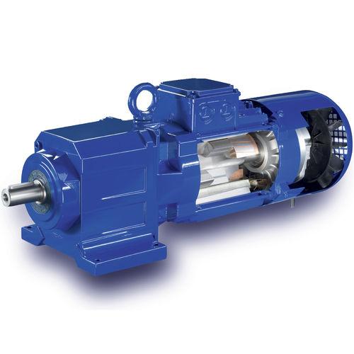 synchronous electric gearmotor / permanent magnet / coaxial / helical