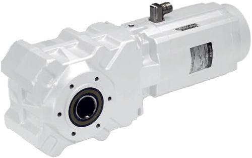 asynchronous electric gearmotor / right-angle / worm