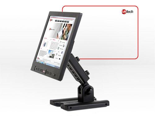 LCD/TFT monitor / with touchscreen / wall-mount / robust
