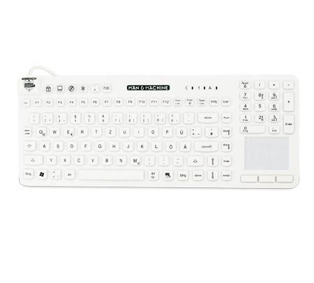 desktop keyboard / with touchpad / IP68 / with numeric keypad