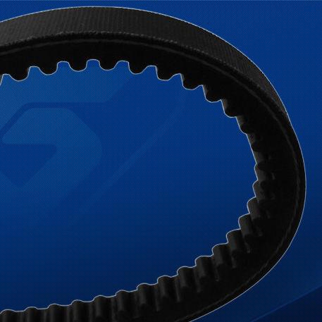 trapezoidal transmission belt / wrapped / narrow