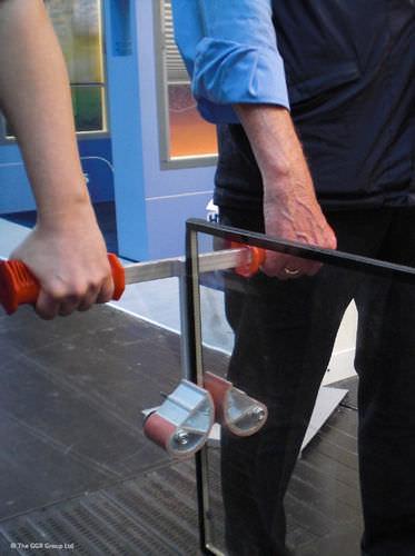 manual lifting clamp / for wooden panels