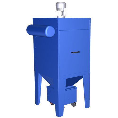 cartridge dust collector / reverse air cleaning / compact / self-cleaning