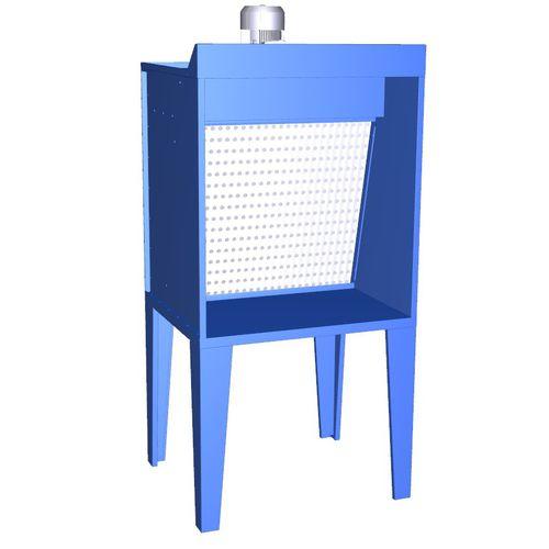 open paint booth / dry filter / manual / compact