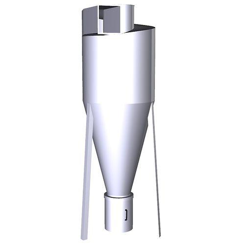 cyclone dust collector / pulse-jet backflow