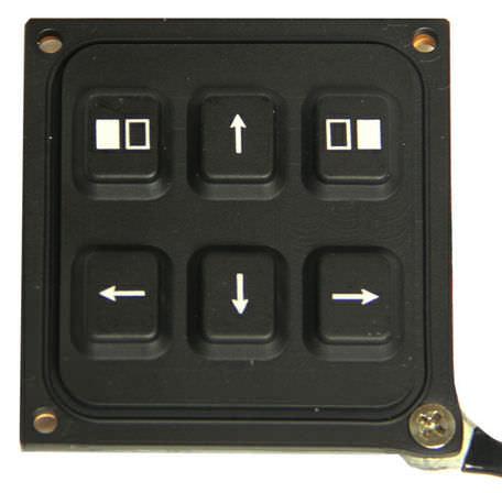 panel-mount pointing device / industrial / rugged / IP66