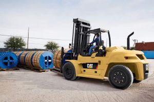gasoline-powered forklift / diesel engine / ride-on / for heavy loads