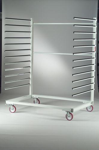 shelf cart / for doors / window / with swivel casters