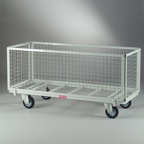 transport cart / wire mesh platform / multipurpose / metal
