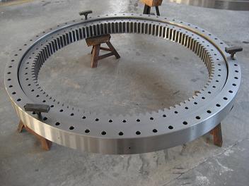 internal-toothed slewing ring / ball / single-row