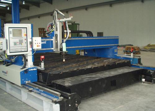 plasma cutting downdraft table