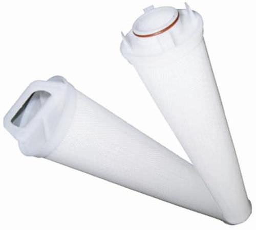 water filter cartridge / fine / polypropylene / pleated
