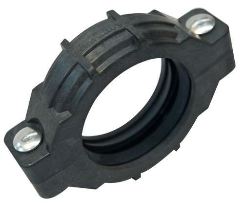 grooved fitting / round / plastic / for water