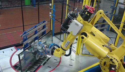 robotic palletizing cell / for glass