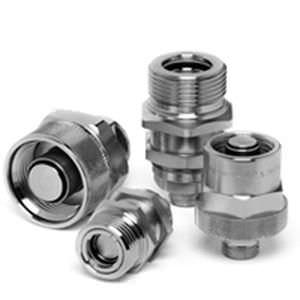 screw fitting / flat face / straight / carbon steel