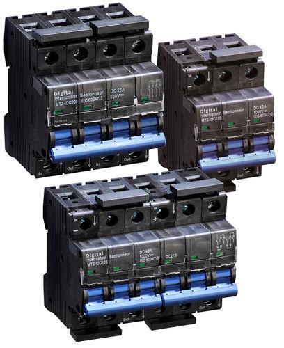 DIN rail disconnect switch / DC