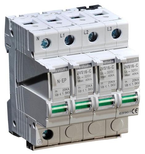 type 1 surge arrester / DIN rail / DC