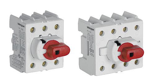 rotary disconnect switch / low-voltage / DIN rail