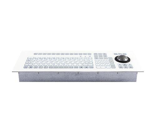 panel-mount keyboard / 105-key / short-travel / with trackball