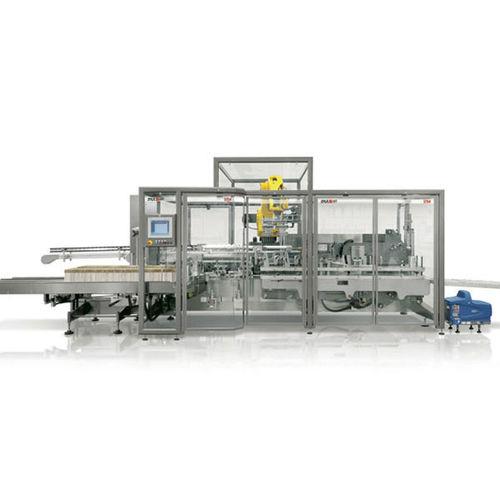 vertical case packer / automatic / servo-driven / for bottle packs