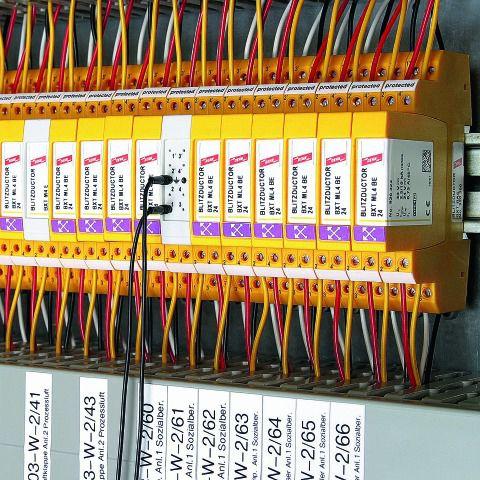 type 1 surge arrester / DIN rail / for telecom networks / low-voltage