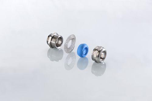 brass cable gland / stainless steel / EMC