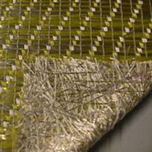 balanced fabric / hybrid / glass / aramid