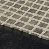 combined glass fiber and polyester fiber mat