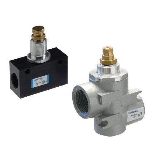 push-to-connect fitting / T / metal / flow regulator