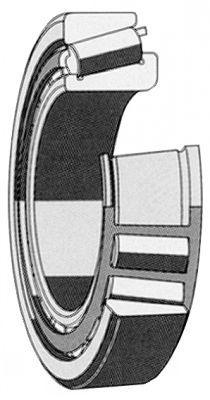 tapered roller bearing / single-row / steel
