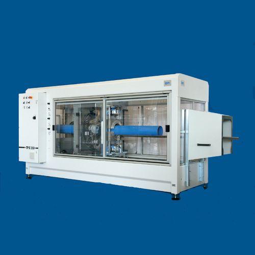 circular sawing machine / for PVC / for pipes / for extrusion lines