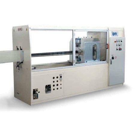 circular sawing machine / for PE pipes / for extrusion lines