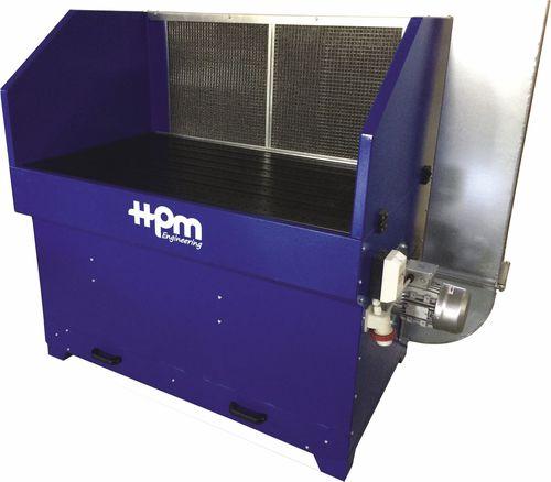 surface treatment downdraft table / for dust removal / polishing / for grinding processes