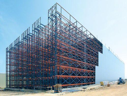 pallet shelving / for bulky products / high-rise / automated