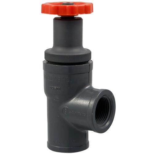 globe valve / manual / drain / for water