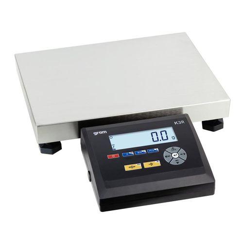 precision balance / with LCD display / stainless steel pan