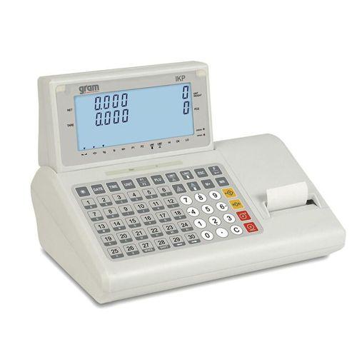 LCD display weight indicator / dual-display / built-in / with built-in printer