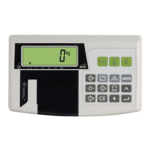 LCD display weight indicator / built-in / battery-powered