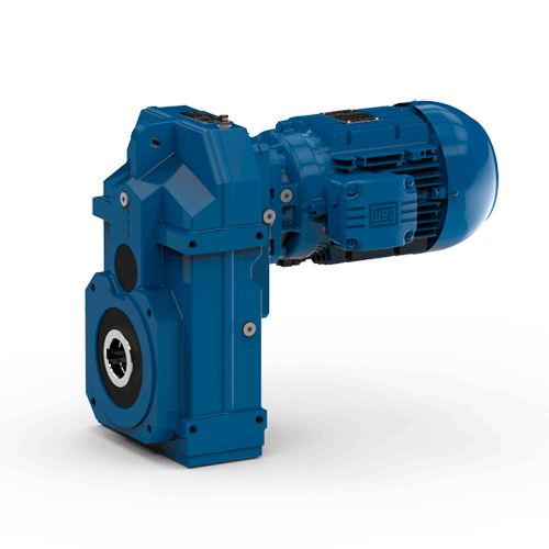 parallel-shaft servo-gearmotor / shaft-mounted / for conveyors