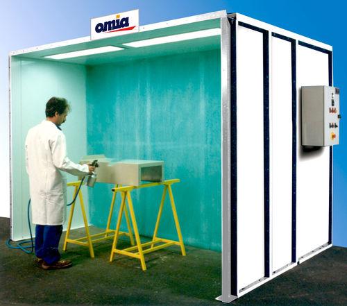 open paint booth / filter / for the automotive industry / for railway applications