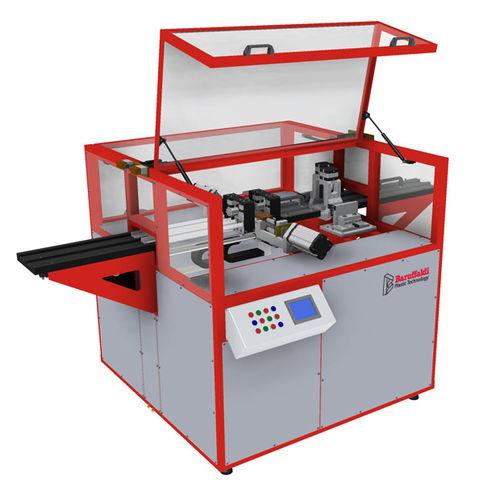 automatic punching and shearing machine / for roller shutter profiles / for profiles / guillotine