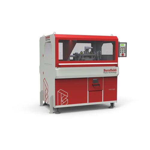 hydraulic punching machine / automatic / for cable ducts / for plastic profiles