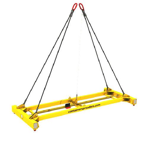 container spreader / H-shaped / semi-automatic