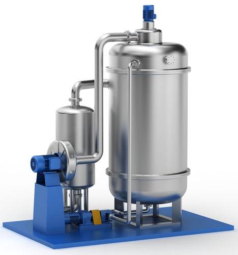 falling film evaporator / chemical wastewater / for the food industry / fruit juice