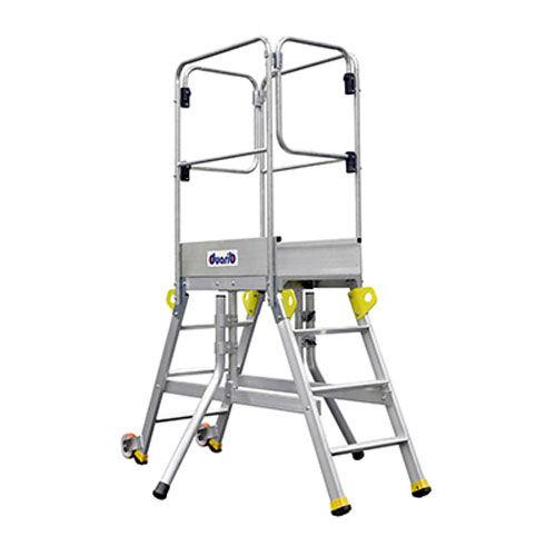 mobile ladder / platform / aluminum / for formwork