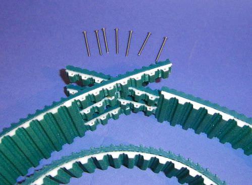 trapezoidal belt / stainless steel