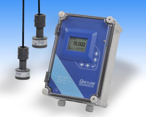 differential level transmitter / ultrasonic / for water / PVC