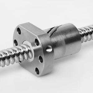rolled ball screw / steel / high-rigidity